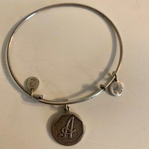 Alex and Ani Bracelet ~ Silver A Initial